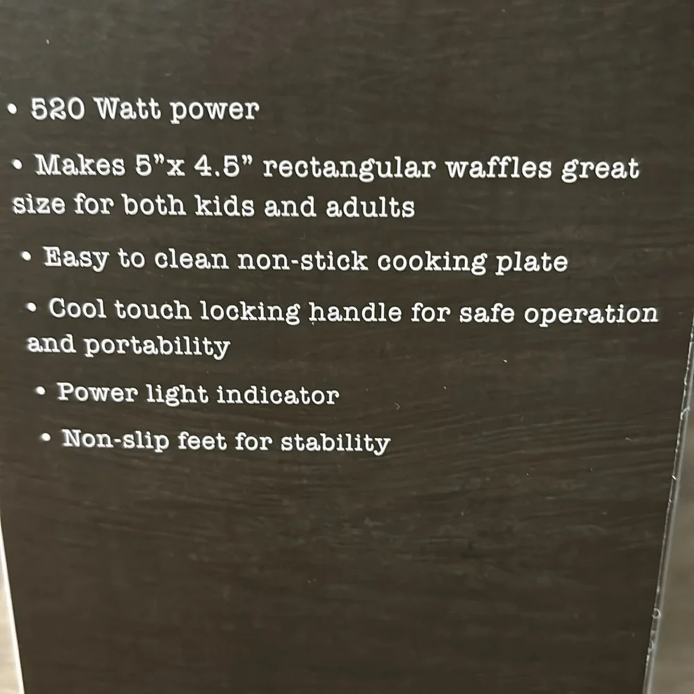 NIB Rae Dunn Non-Stick Waffle Maker and NWOT Syrup Pitcher